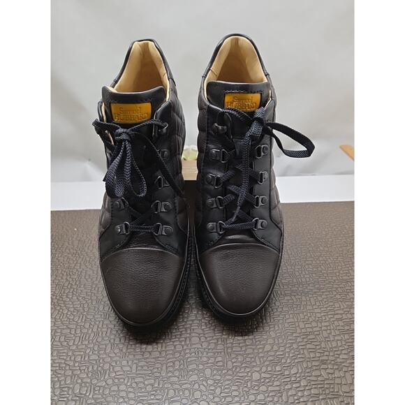 Coach Authentic Harvey Mens 7.5D Black Leather Shearling Lined  Ankle Boots Thorogood American Heritage 8\ main image 4